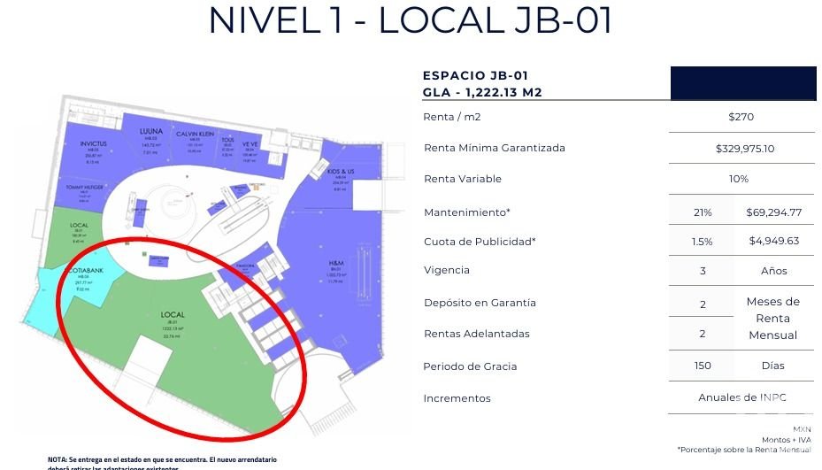Se renta local comercial en insurgentes sur
