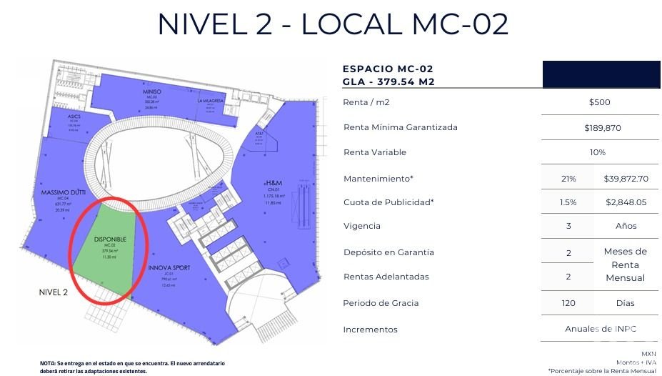 Se renta local comercial en insurgentes sur.