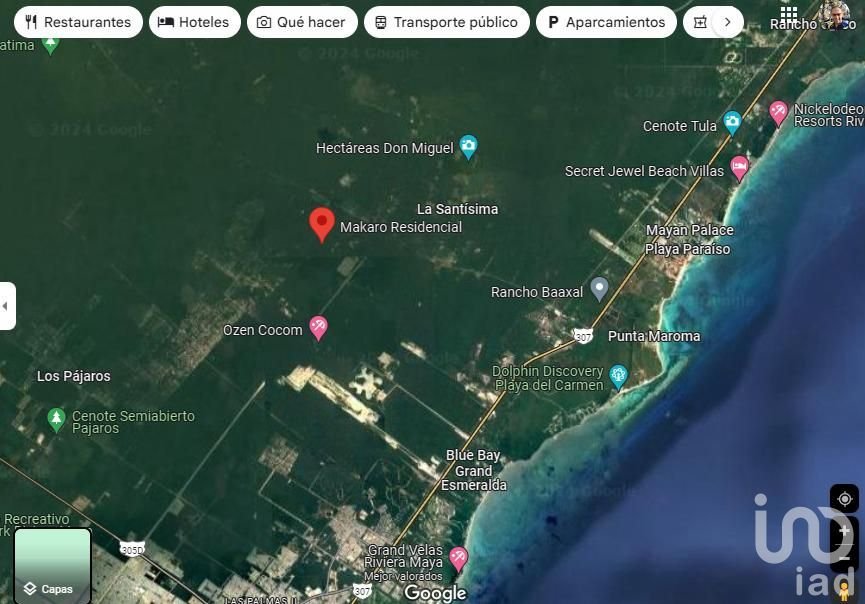 Terreno de 206 Hectareas en Riviera Maya