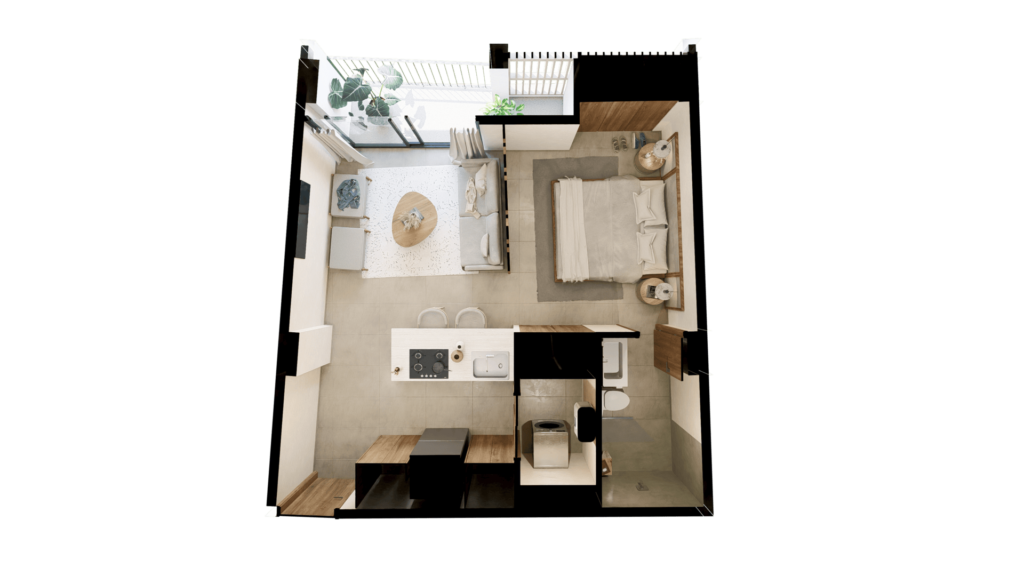 Venta de Departamento de 1 Recámara en Cancún; Tu Inversión Ideal frente a cumbres, Cancún