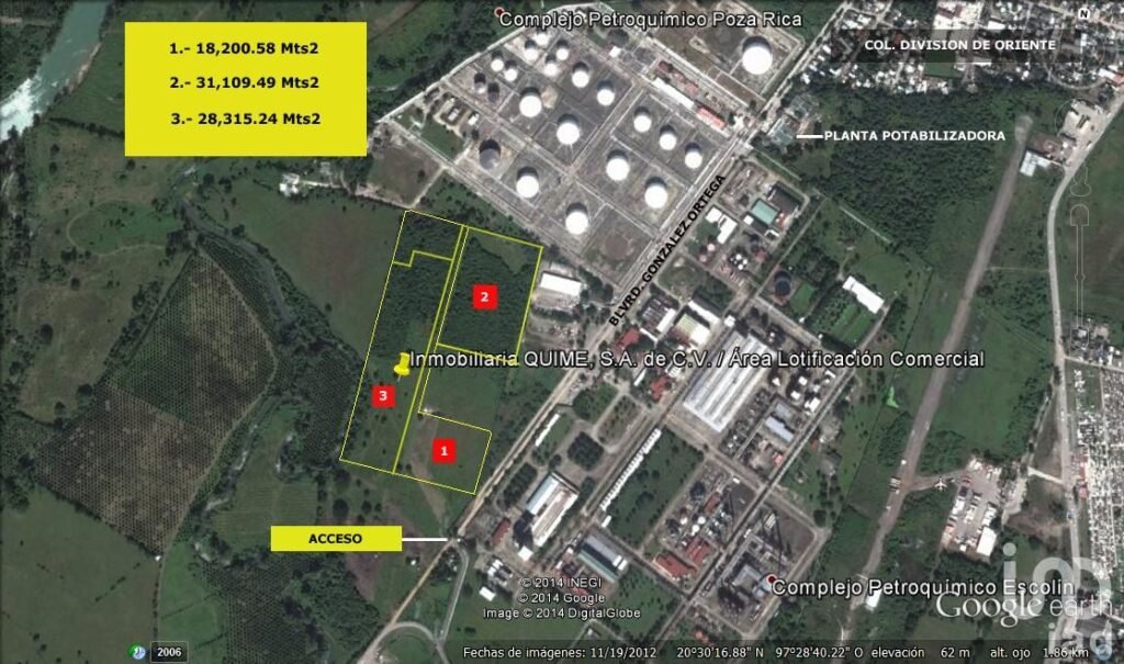 Terreno en Venta Coatzintla Veracruz Ideal para Desarrollo Industrial, Comercial o Habitaciónal