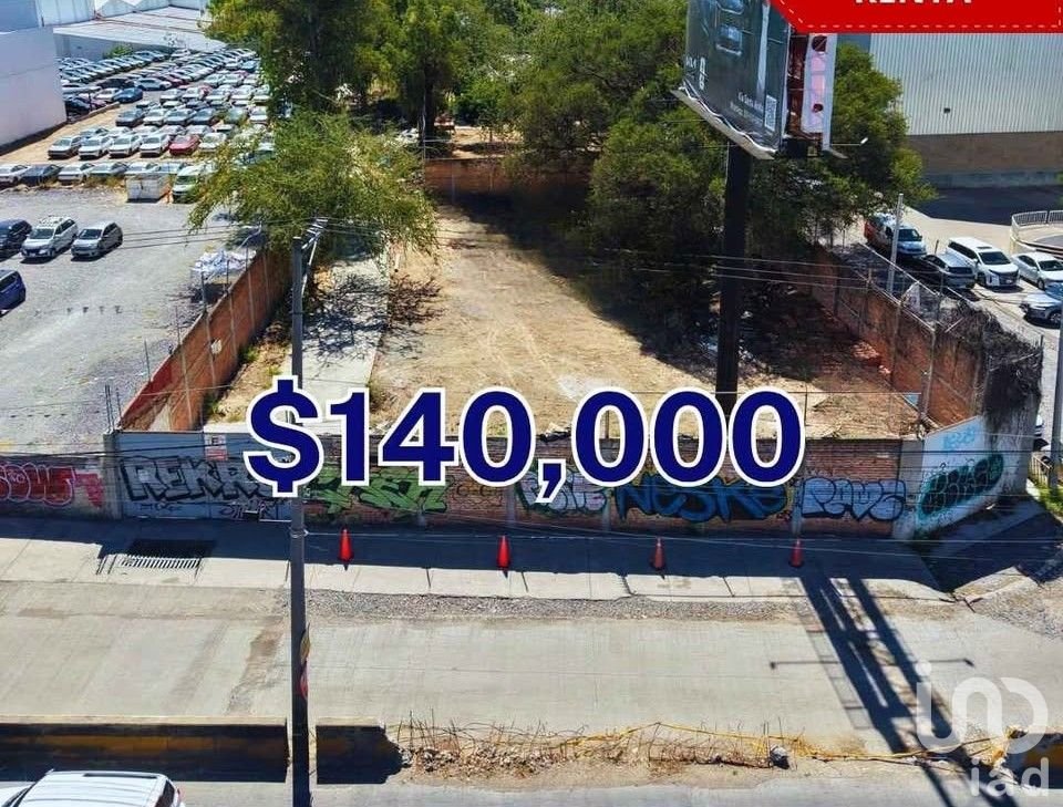Terreno en Esquina de 1,104 m² sobre Av. López Mateos Sur – ¡Máxima Visibilidad!