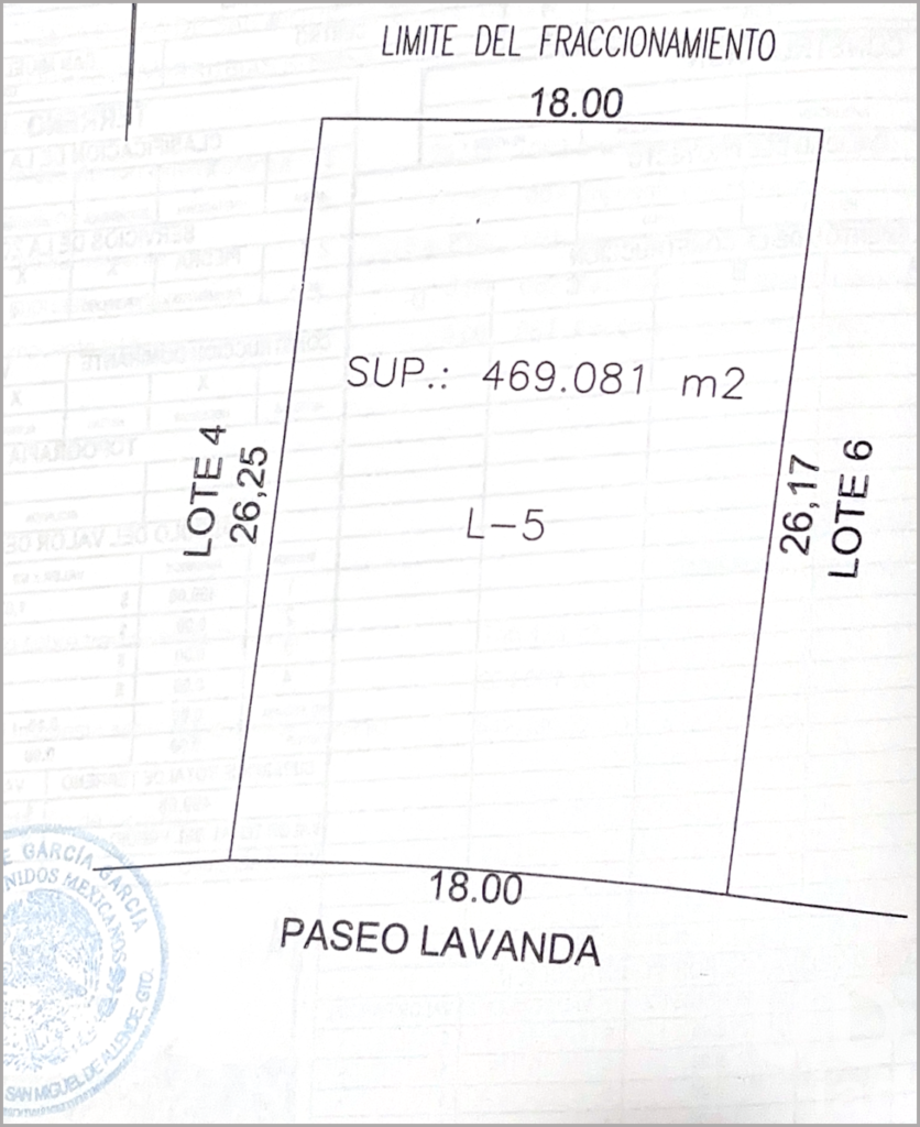 Venta de Terreno en exclusivo Residencial Vista Antigua en San Miguel de Allende