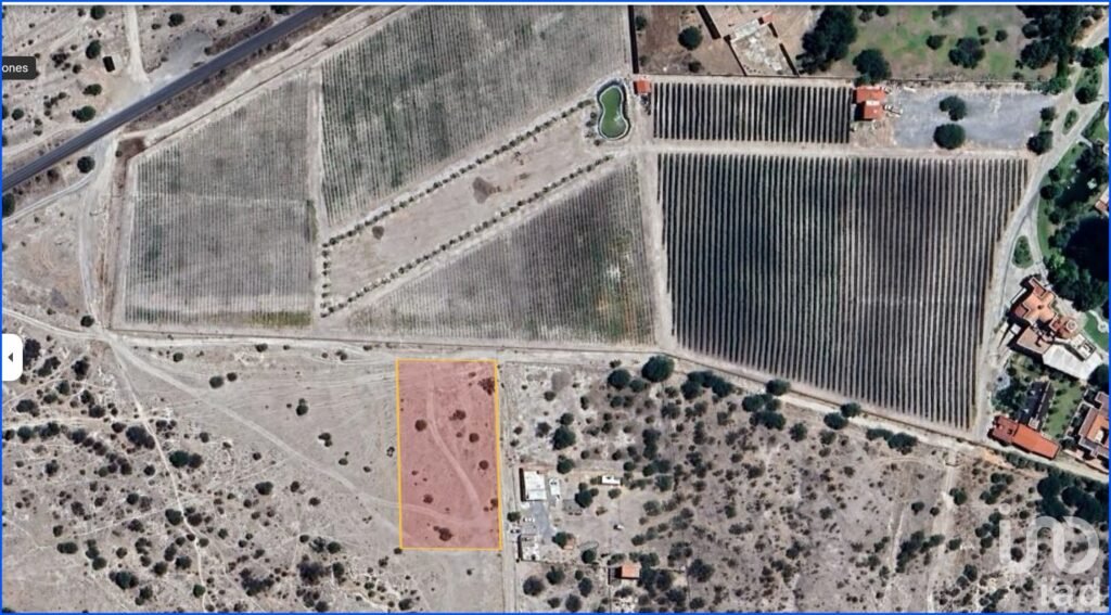 Terreno 5000 m2 en la Cieneguita detrás del Viñedo de Hacienda San José Lavista