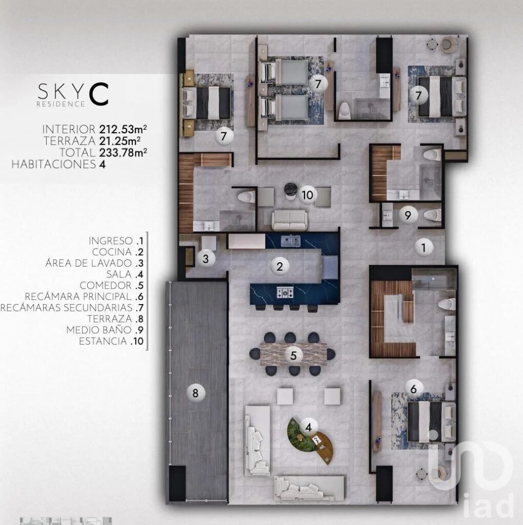 Se vende departamento en The One, Puerta Las Lomas, Zapopan