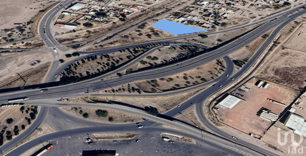 Terreno en Venta, Poblado 5 de Mayo entre vías del tren y Distribuidor Vial son 3,145 M2