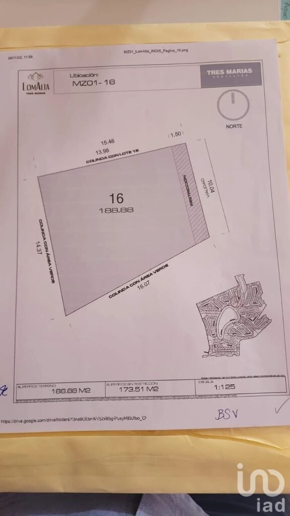 Terreno Premium en Esquina en Lomalta Tres Marías | Frente a Área Verde | Cerca de Casa Club