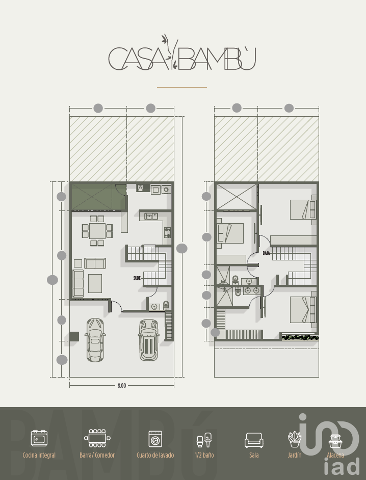 CASA HABITACION MODELO BAMBÚ EN CARCAMOS RESIDENCIAL