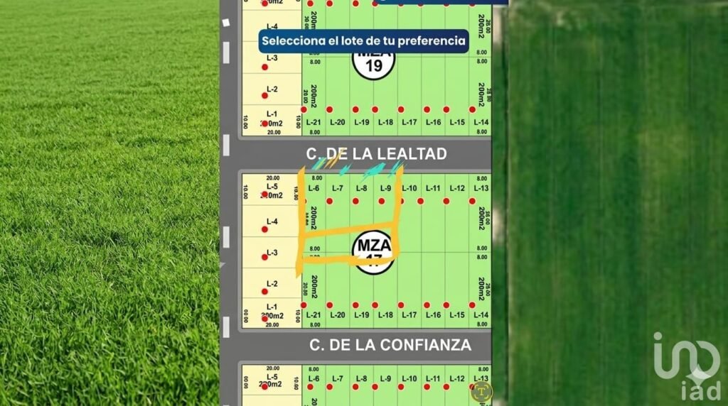 Terreno Residencial en venta en Cancun, Q. Roo. a 5 min aeropuerto