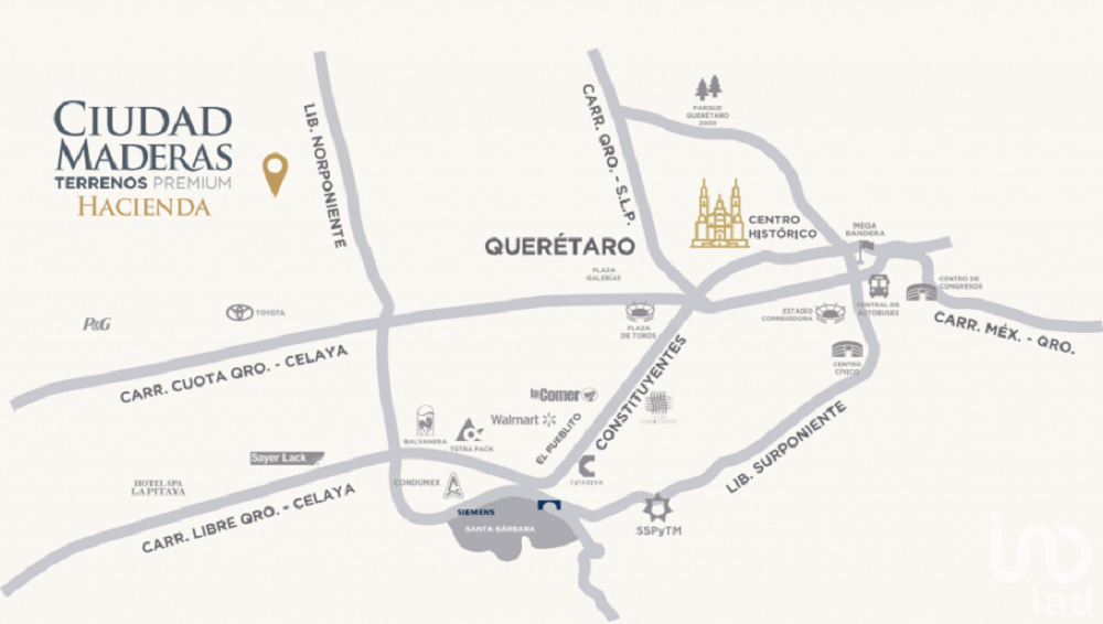 Terreno en Ciudad Maderas Hacienda con crédito directo, facilidades de pago a MSI,con 32 amenidades