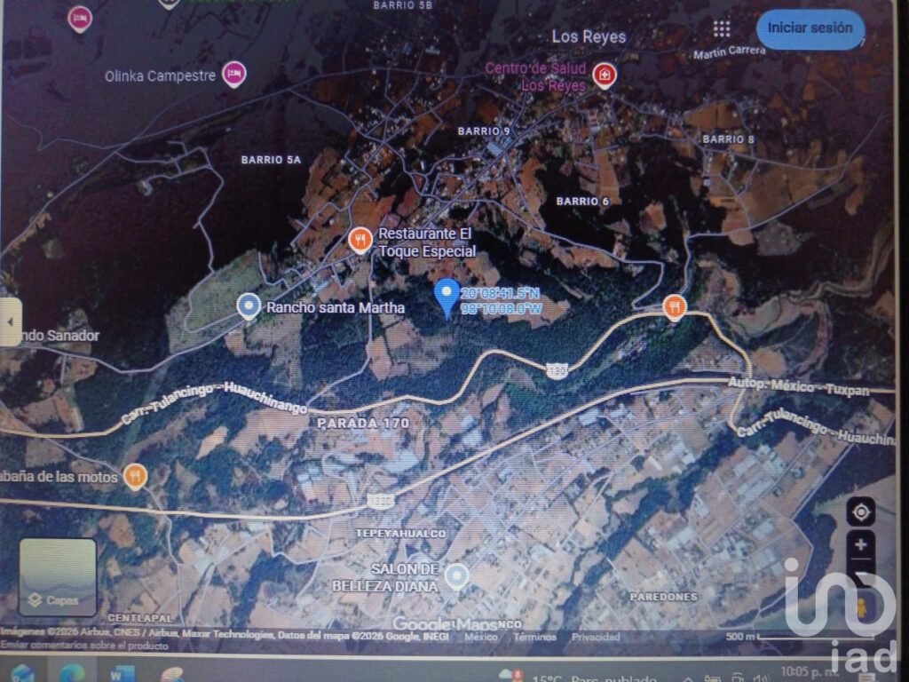 TERRENO EN VENTA EN HIDALGO COL LOS REYES