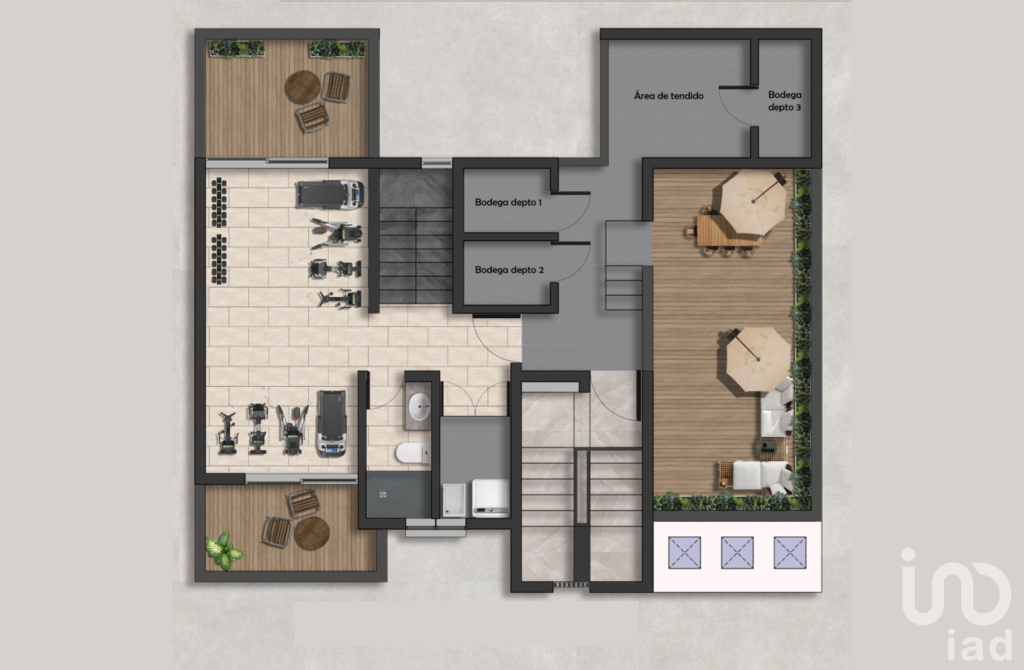[SALA DE USOS MÚLTIPLES Y 144M2] Doble Nivel | Penthouse Cerca Galerías Serdán
