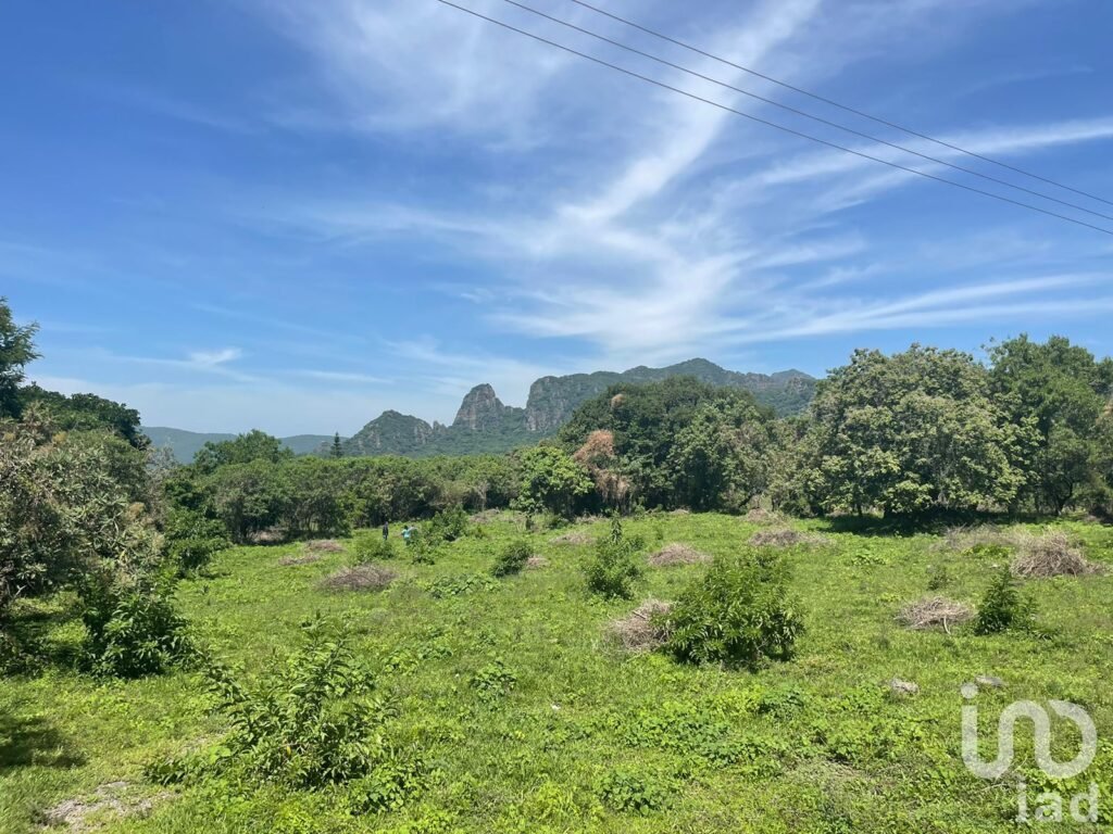 Lote en Tepoztlán a borde de Carretera, en Amatlán de Quetzalcóatl, Tepoztlán.