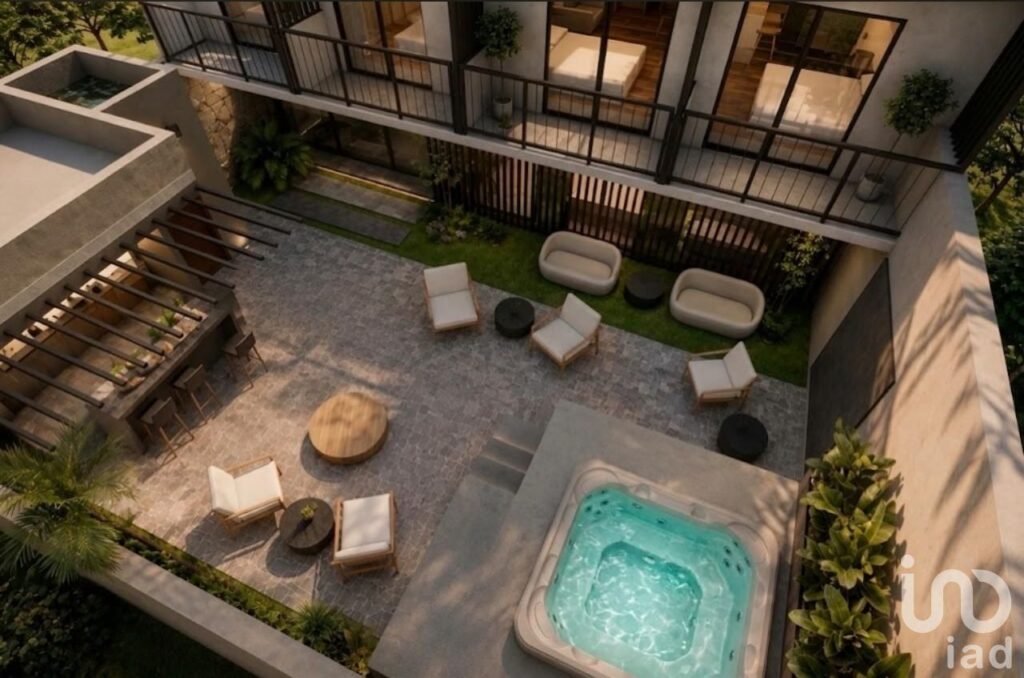 Departamento de 2 recámaras con amenidades en Playa del Carmen.