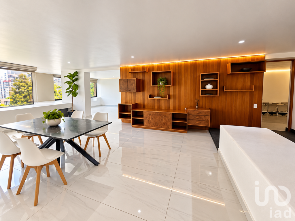 Departamento en renta en Lomas de Chapultepec | 330 m², 3 recámaras y 2 estacionamientos