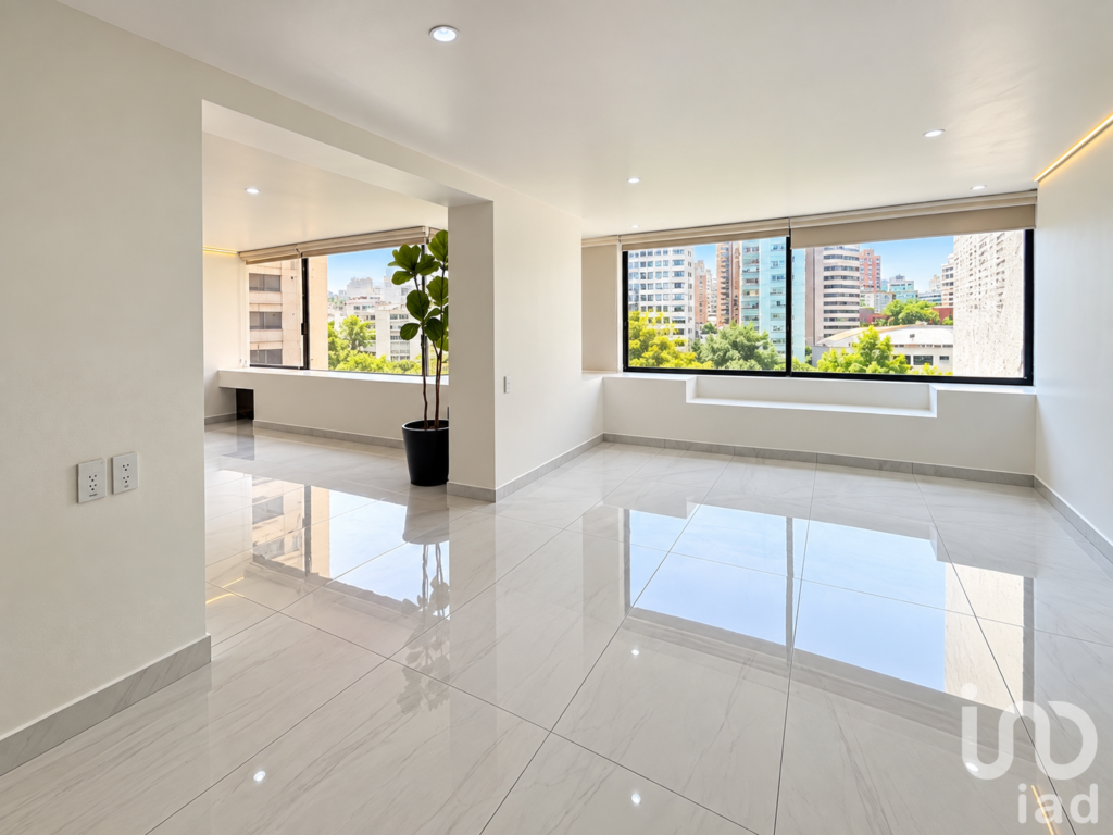 Departamento en renta en Lomas de Chapultepec | 330 m², 3 recámaras y 2 estacionamientos