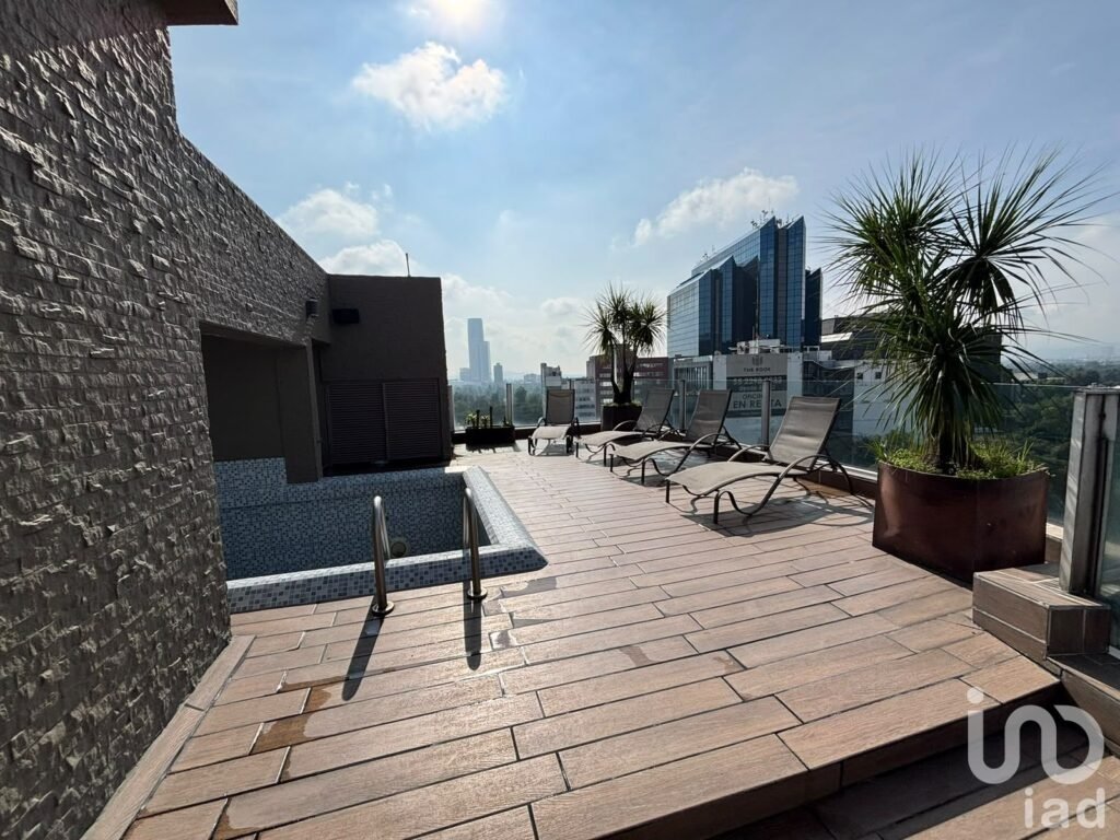 Se renta departamento PH Amueblado con terraza y alberca privada  en San jose Insurgentes