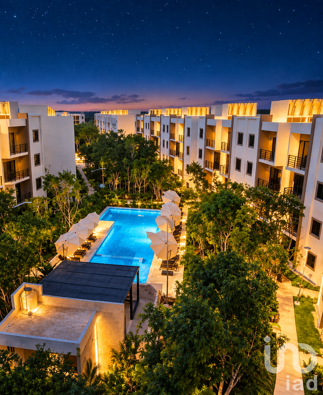 Departamento en Venta Sobre Av. Huayacán con alberca, cancha de Padel, Gimnasio y más.