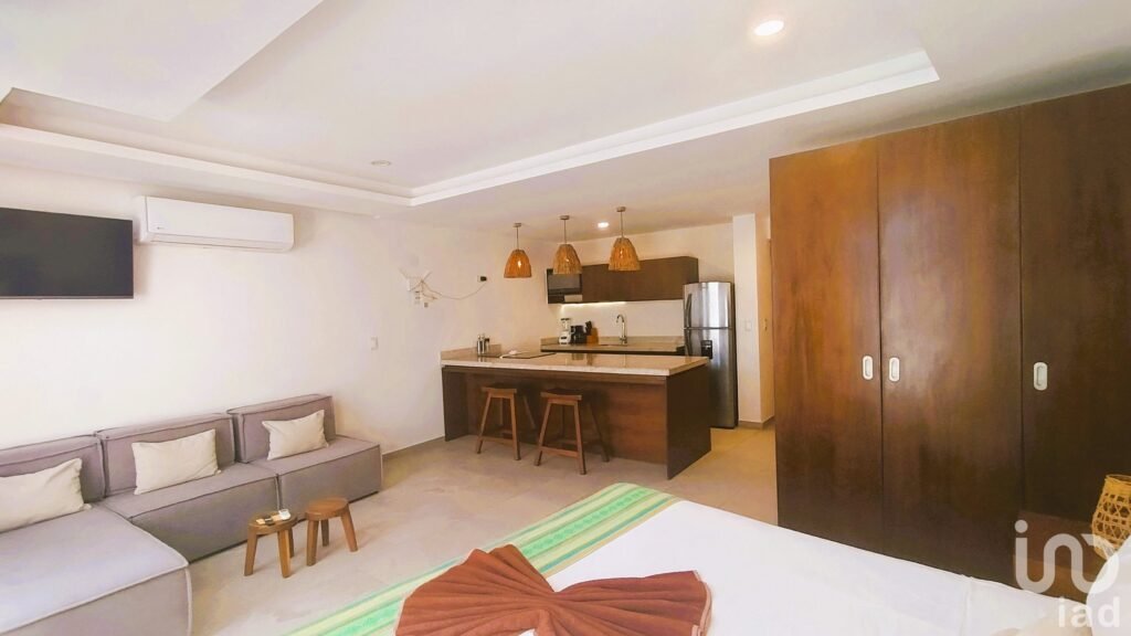 Estudio amueblado en Renta con mini pool. La Veleta Tulum
