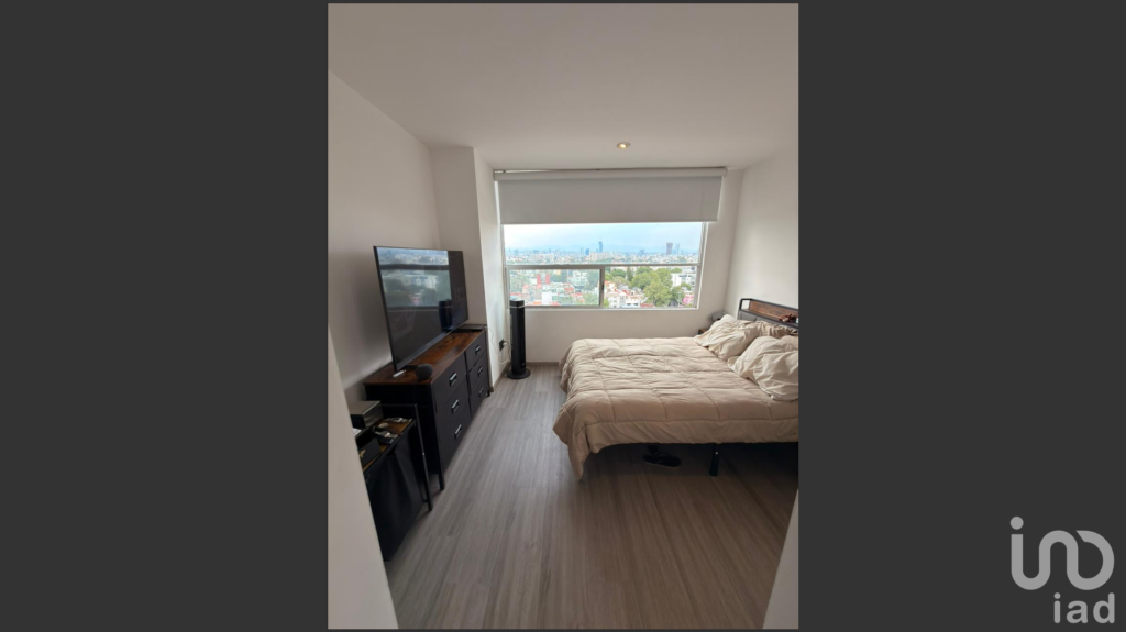 Departamento Exterior en Piso 10 con Amenidades Premium y Bodega en Narvarte Oriente