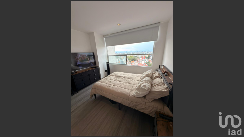 Departamento Exterior en Piso 10 con Amenidades Premium y Bodega en Narvarte Oriente