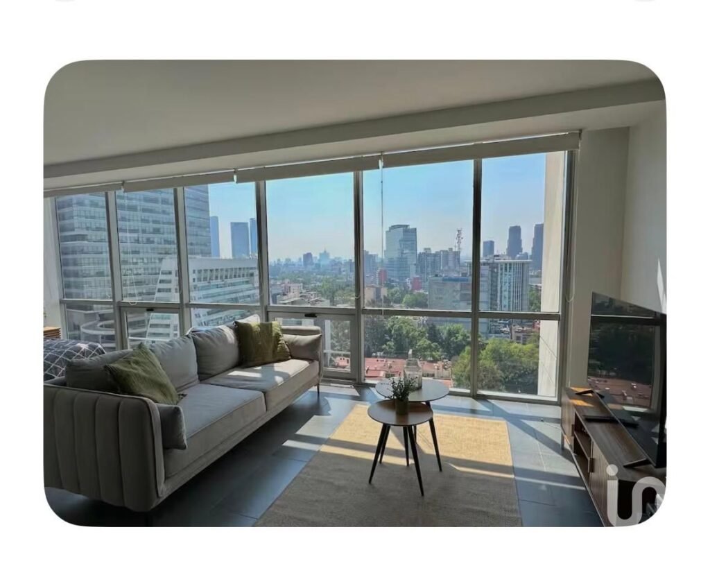 Loft Amueblado en Renta en Polanco/Vitant by B-Grand con Hermosa Vista