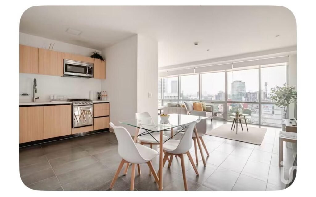 Loft Amueblado en Renta en Polanco/Vitant by B-Grand con Hermosa Vista