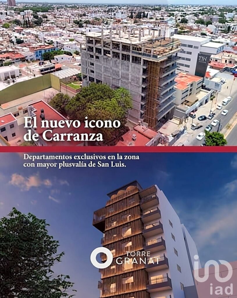 DEPARTAMENTOS 3 rec. EN VENTA -TORRE GRANAT - desde $5,746,772 hasta $5,944,993 - mod. Cuarzo