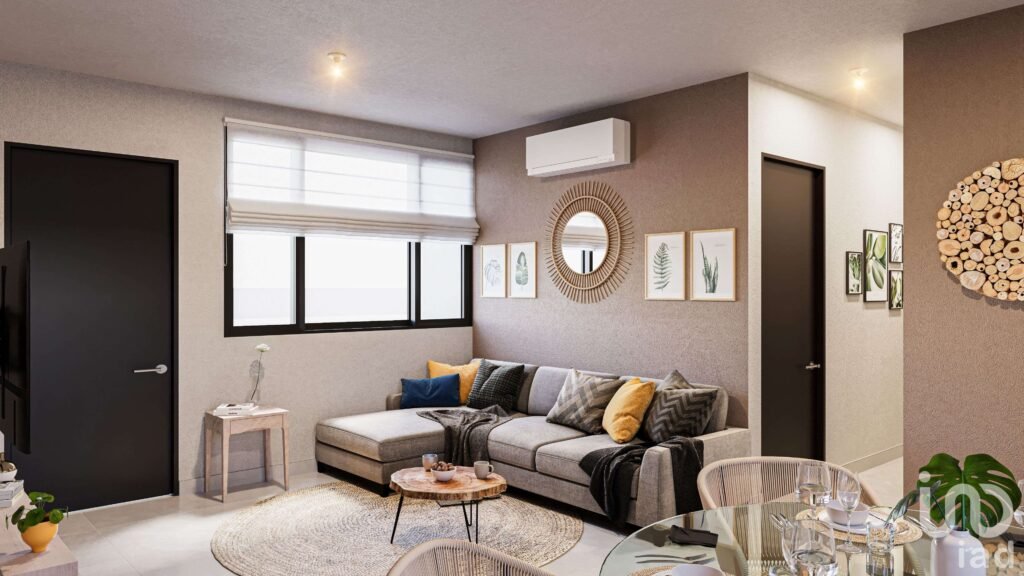 DEPARTAMENTO EN VENTA EN CANCUN ZONA SUR, INCLUYE COCINA, 4 CLIMAS Y 2 CLOSETS