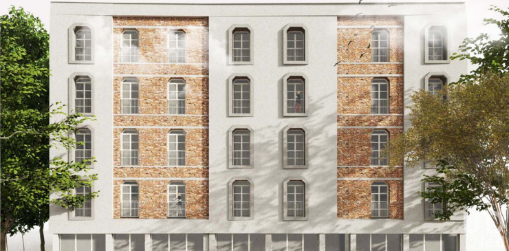 DEPARTAMENTO EN VENTA SAN COSME, SANTA MARIA LA RIVERA, CDMX 60M2+42.5M2 ROOF